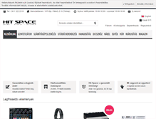 Tablet Screenshot of hitspace.hu